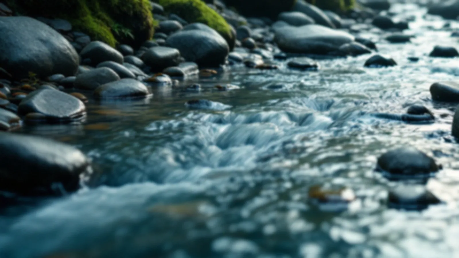 Clear water over smooth mossy stones, the GullyStone view of personal loans for any credit, $100 – $5,000